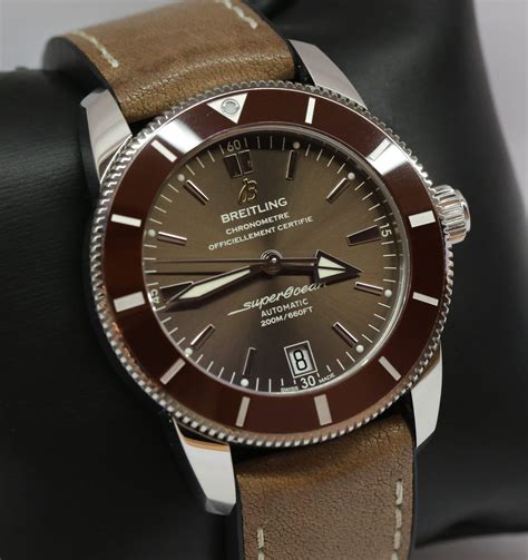 breitling superocean heritage 42 brown|breitling superocean heritage 2 42mm.